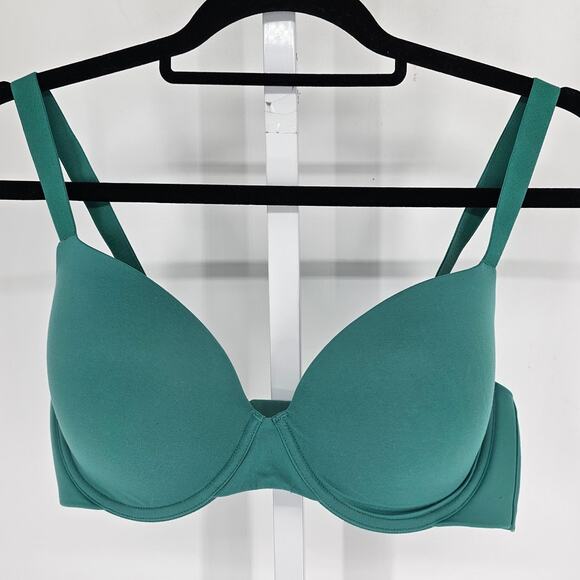 Soma Womens Sz 36D Enbliss Full Coverage Bra 0419 Teal Blue Green - Picture 1 of 4